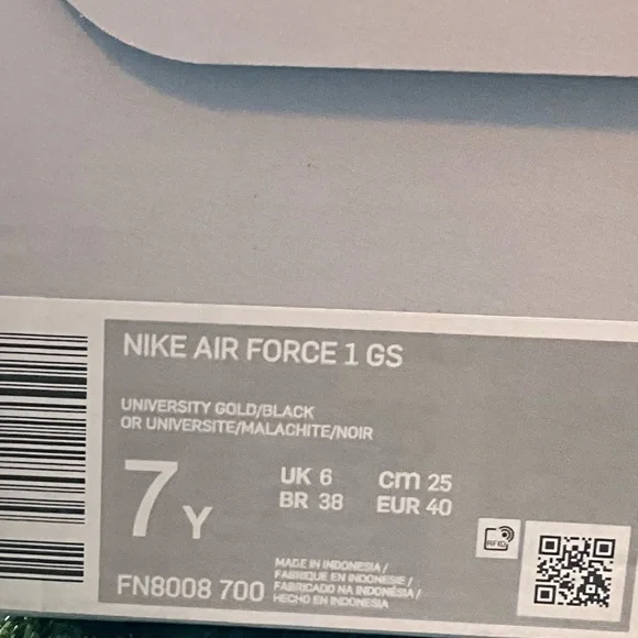 Nike Air Force 1 Low GS "Oakland Athletics” - Picture 6 of 6